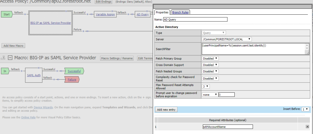 F5 Big IP AAD BASIC NTLM